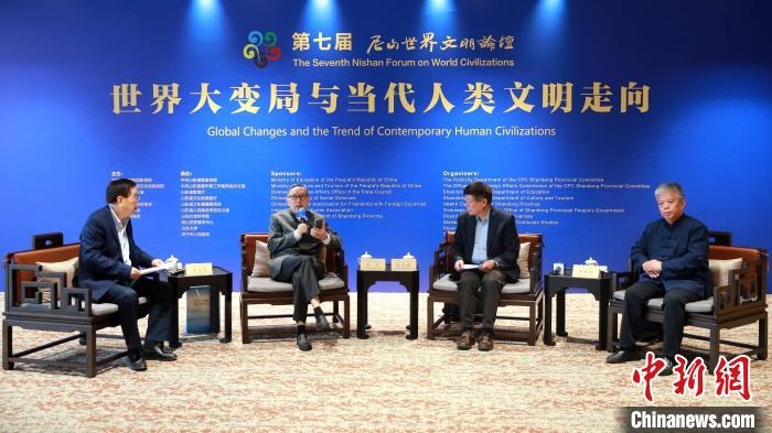 9月27日，第七屆尼山世界文明論壇首場高端對話舉行?！×籂?攝