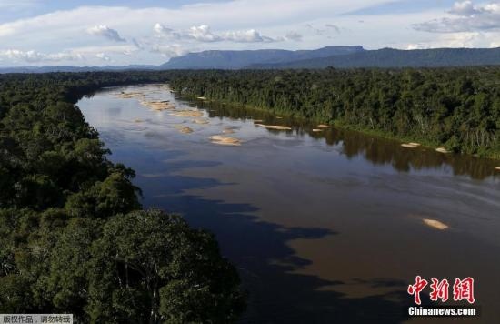 資料圖：亞馬孫雨林內(nèi)的河流。