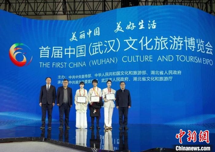 圖為，首屆中國(武漢)文化旅游博覽會現(xiàn)場 武漢文旅局供圖