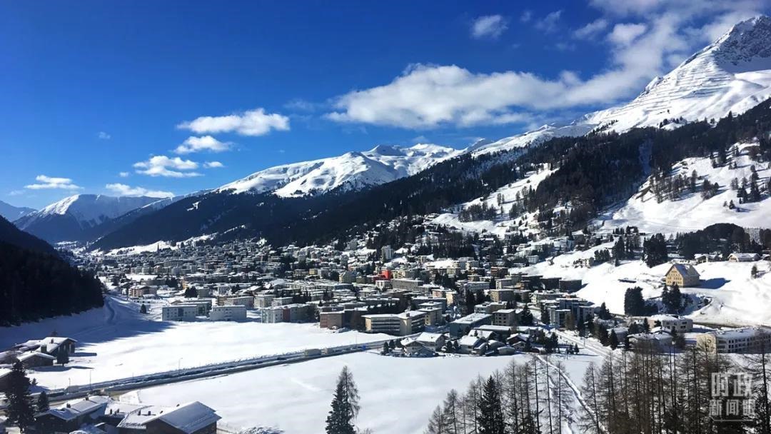 △瑞士，達(dá)沃斯小鎮(zhèn)。