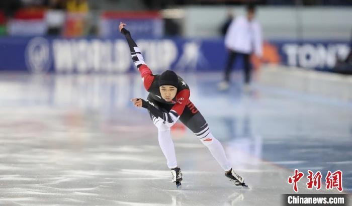 高亭宇在比賽中。圖片來源：黑龍江省體育局。