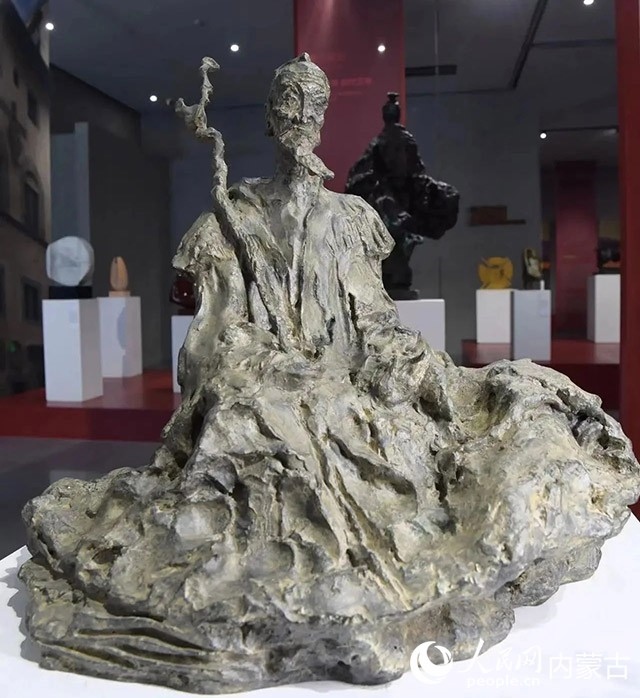 吳為山作品《莊子》。王劭凱攝