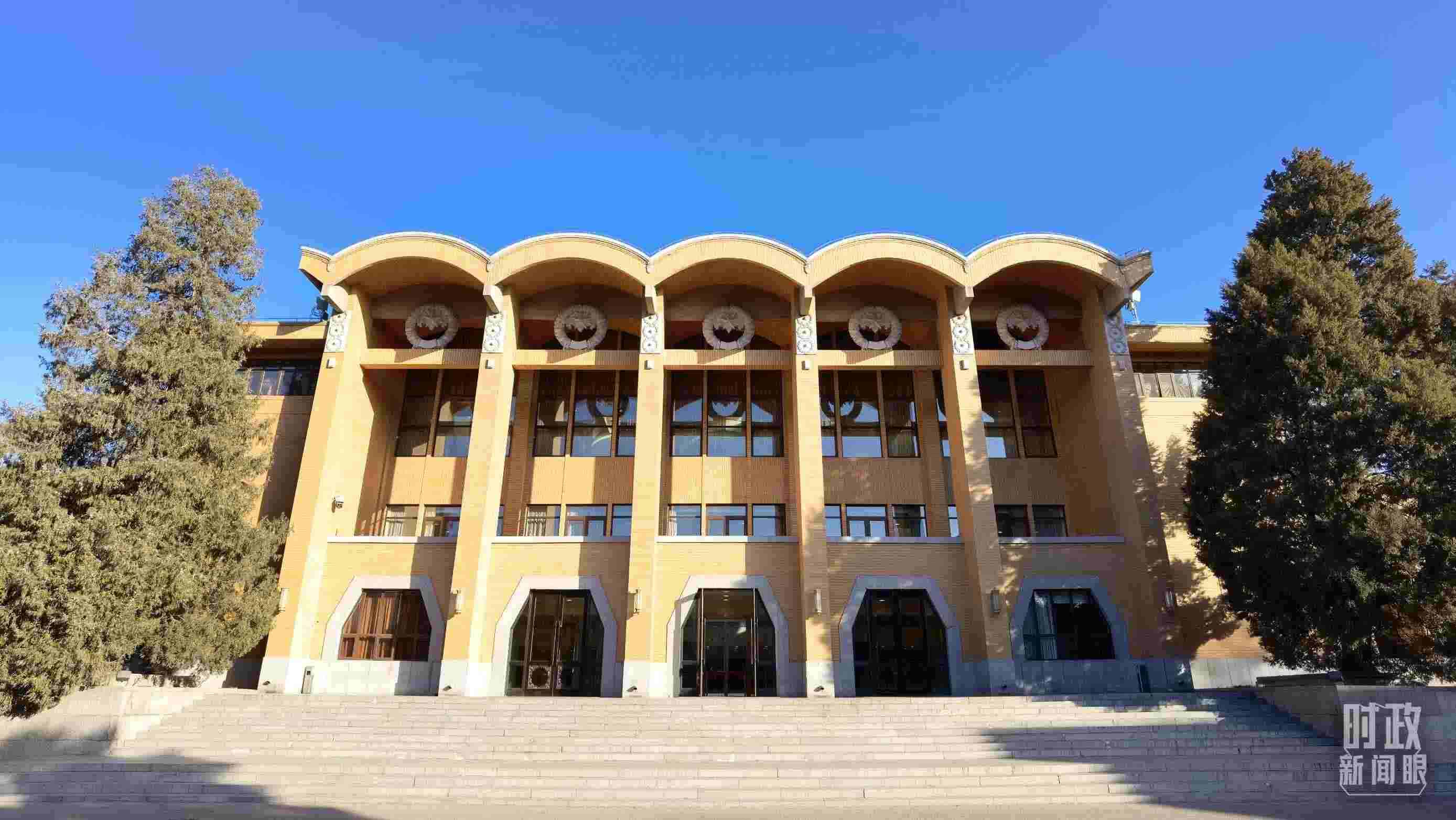 △2023年3月1日，中央黨校建校90周年慶祝大會在這里舉行。（總臺央視記者石丞拍攝）