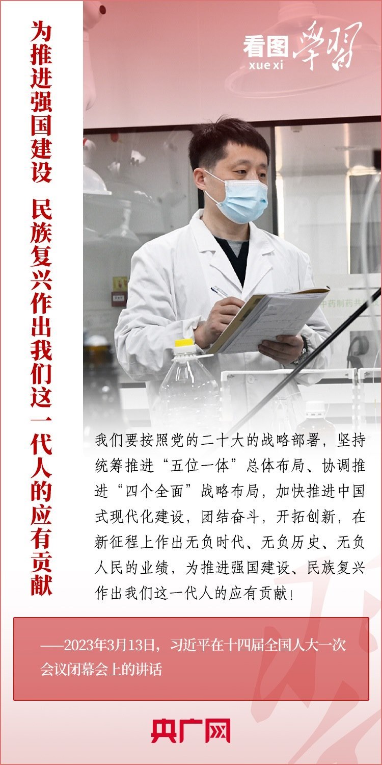 看圖學(xué)習(xí)丨為推進(jìn)強(qiáng)國建設(shè)、民族復(fù)興作出我們這一代人的應(yīng)有貢獻(xiàn)