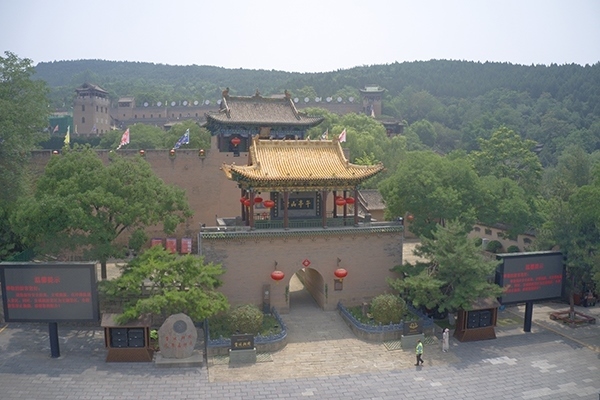 皇城相府景區(qū)（無人機(jī)照片）。人民網(wǎng)記者 王天樂攝