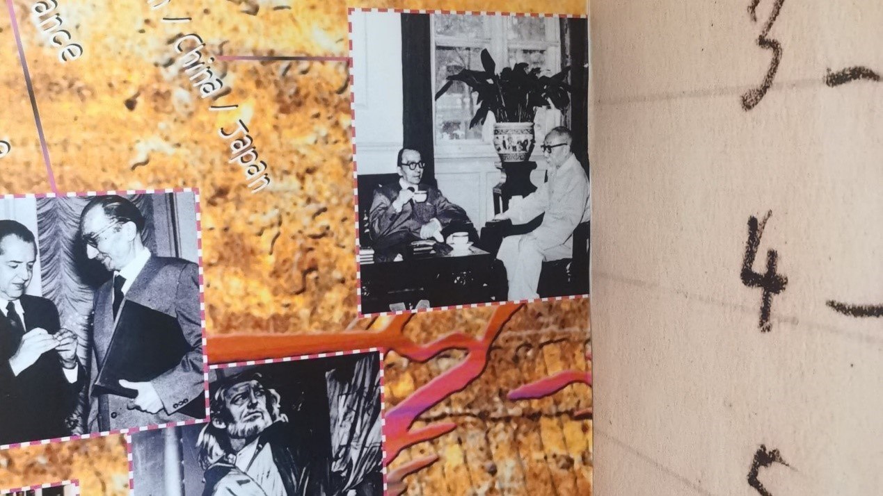 1957年，卡贊扎基斯第二次訪問中國，期間與作家茅盾進(jìn)行交流。人民網(wǎng)記者 葛泰佚攝