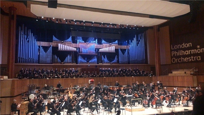 《敦煌·慈悲頌》在倫敦演出。人民網(wǎng) 余穎攝