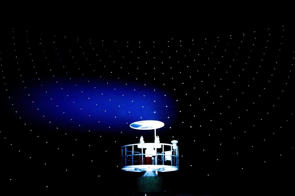 2021年3月29日拍攝的“中國(guó)天眼”測(cè)量基墩（維護(hù)保養(yǎng)期間拍攝）。新華社記者 歐東衢 攝