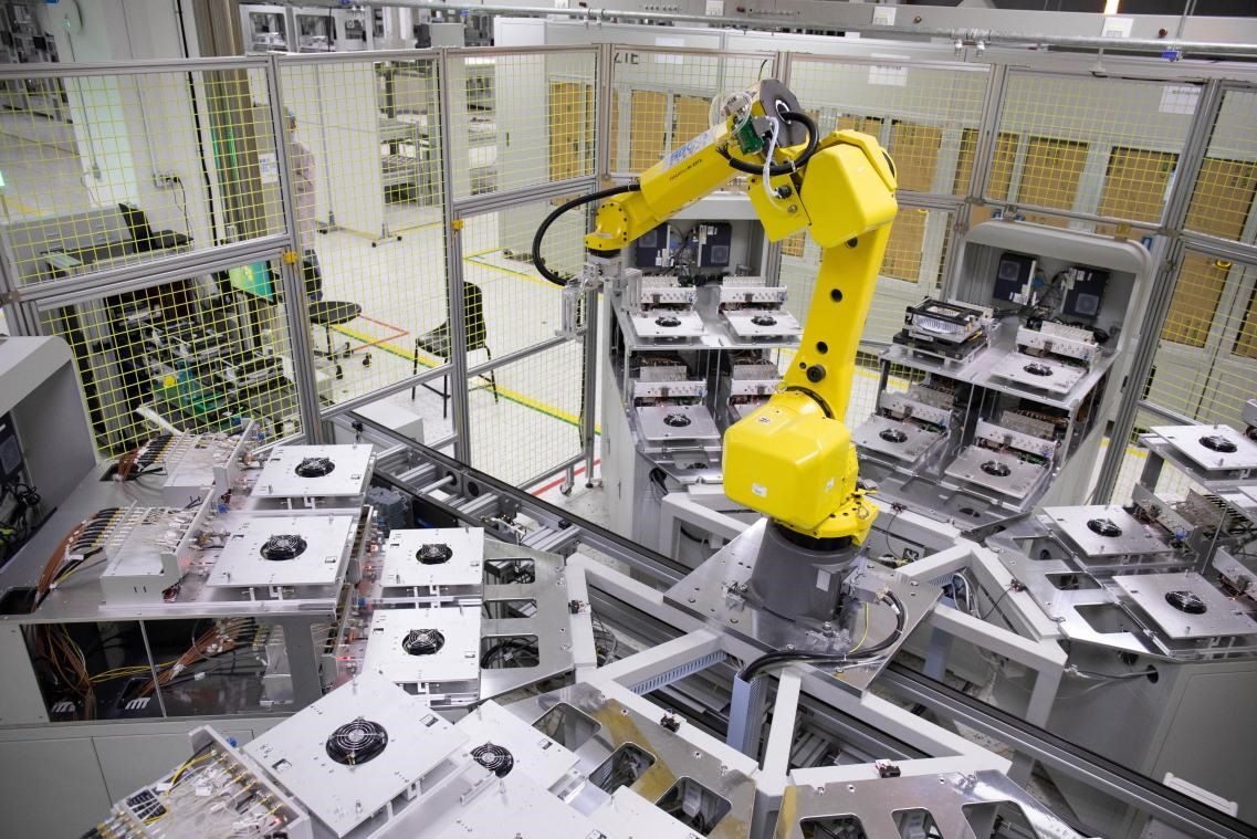 中興通訊“5G全連接智能工廠”。受訪者供圖