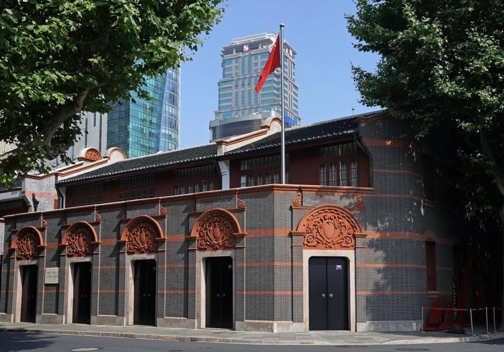 2023年6月9日拍攝的中共一大會址外景。新華社記者 劉穎 攝