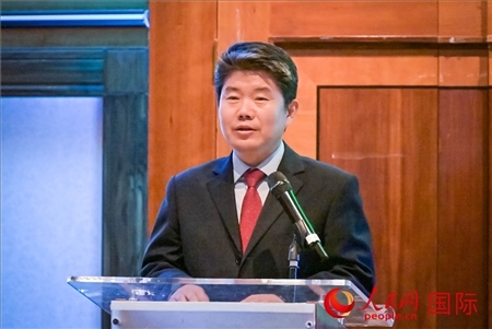 李立言致辭。人民網(wǎng) 郭錦標(biāo)攝