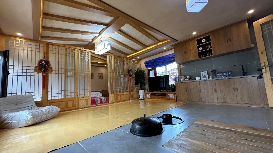 具有朝鮮族特色的民宿。人民網(wǎng)記者 金洪花 攝