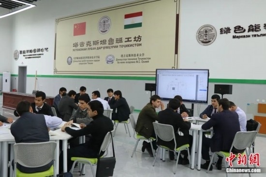 2023年4月，位于杜尚別的塔吉克斯坦魯班工坊課堂。張碩 攝