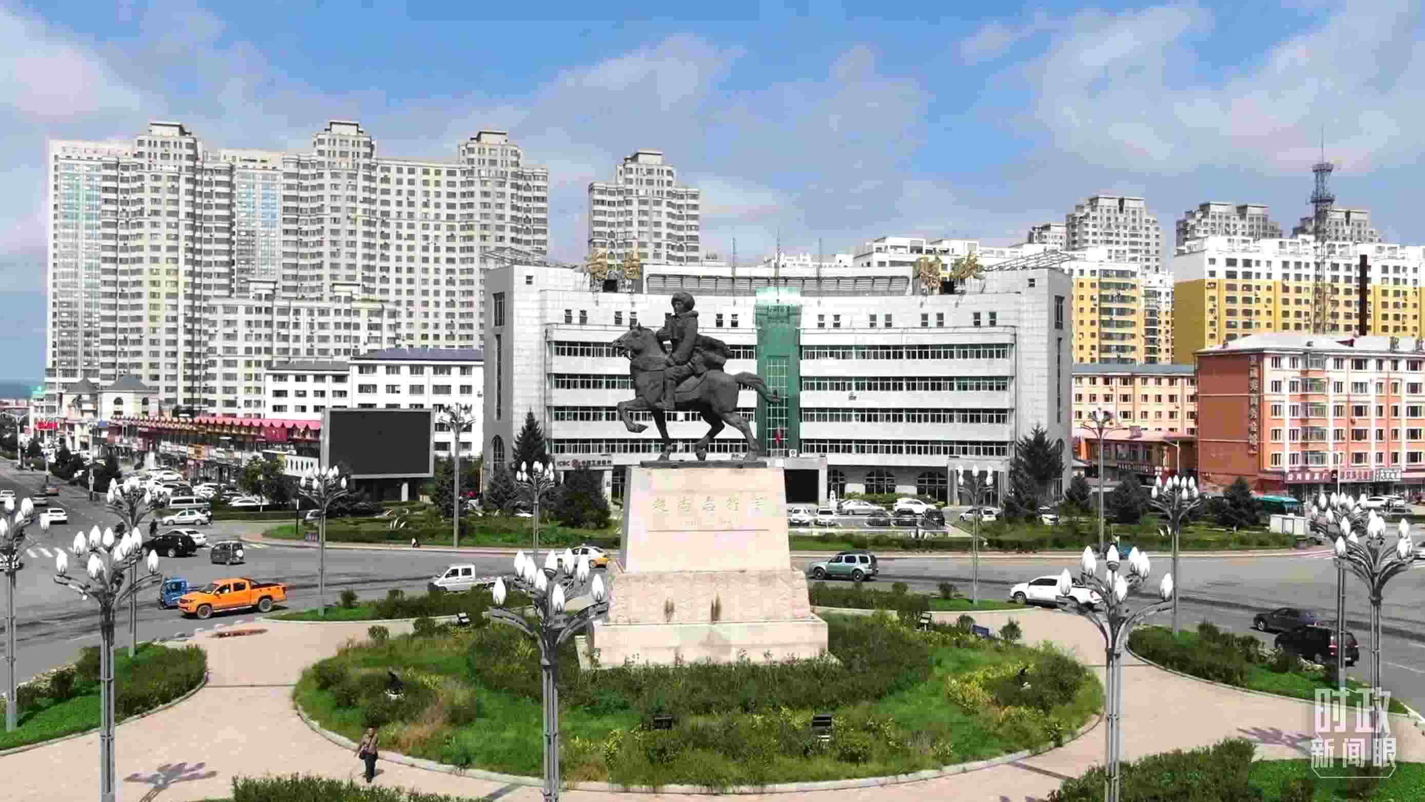 △哈爾濱市尚志市航拍。（總臺(tái)央視記者張耿生拍攝）