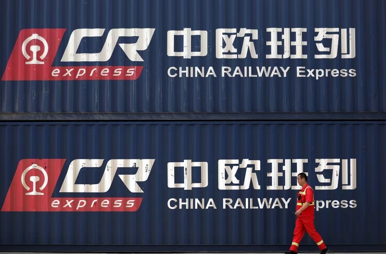 國鐵集團發(fā)布中歐班列全程時刻表成果。國鐵集團供圖