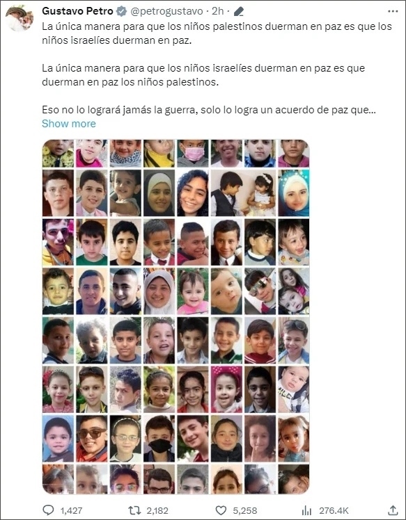 巴以爆發(fā)新沖突后，他再指西方“雙標(biāo)”