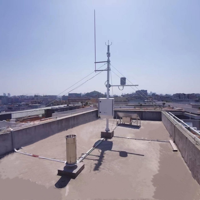 龍華區(qū)社區(qū)多要素自動(dòng)氣象觀測站。龍華區(qū)應(yīng)急管理局供圖