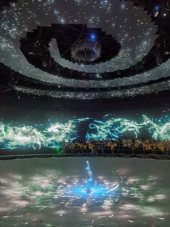 《天釀》演出場(chǎng)景。本報(bào)記者常雯宜攝