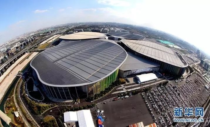 中國(guó)國(guó)際進(jìn)口博覽會(huì)舉辦場(chǎng)地——國(guó)家會(huì)展中心（上海）。新華社記者 凡軍 攝