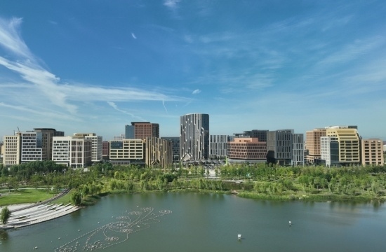 雄安新區(qū)容東片區(qū)。人民網(wǎng)記者 李兆民攝