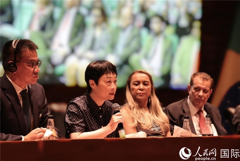 田敏出席論壇開幕式并致辭。人民網(wǎng)記者 時元皓攝