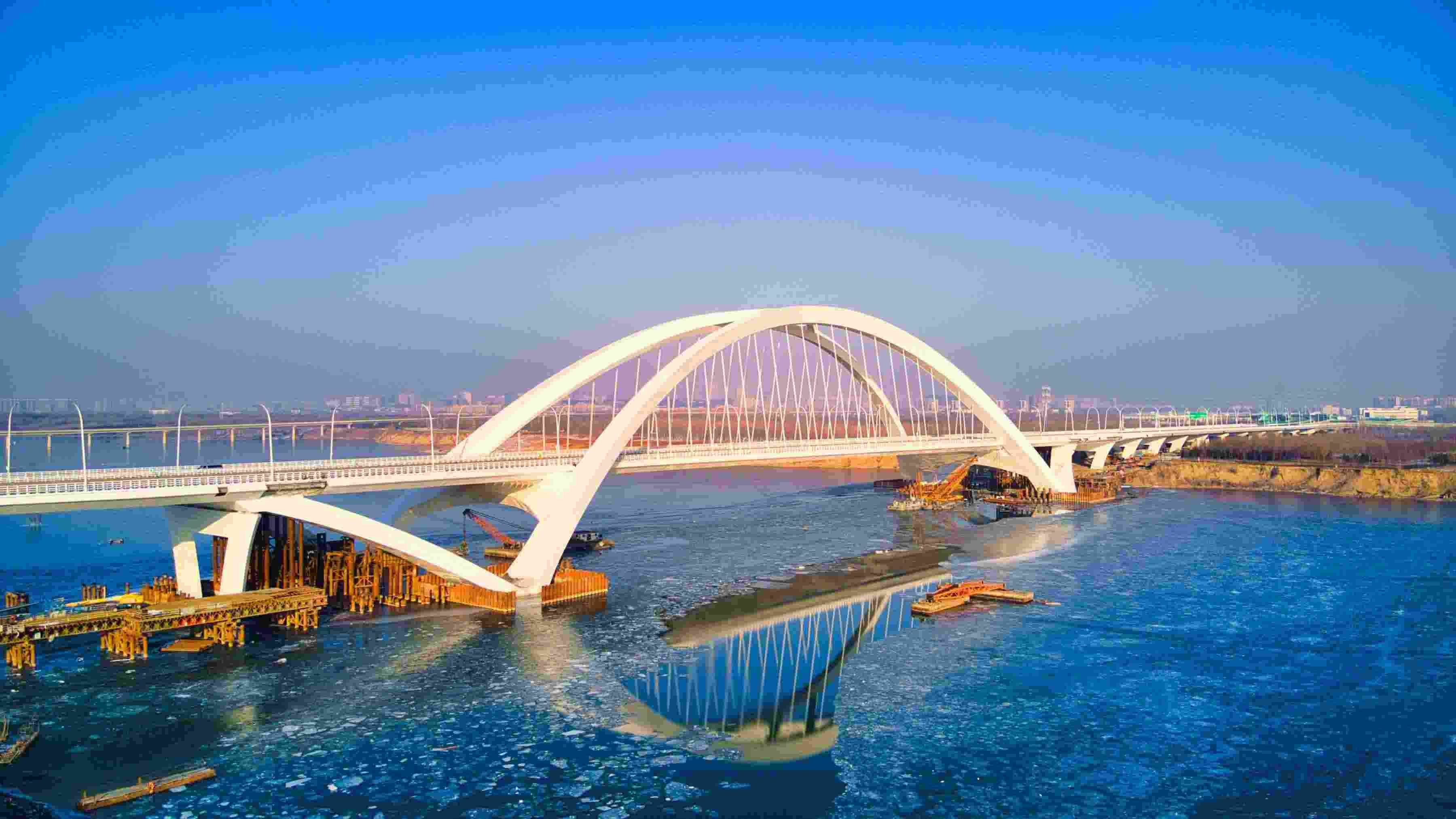 開通后的京雄大橋。受訪方供圖