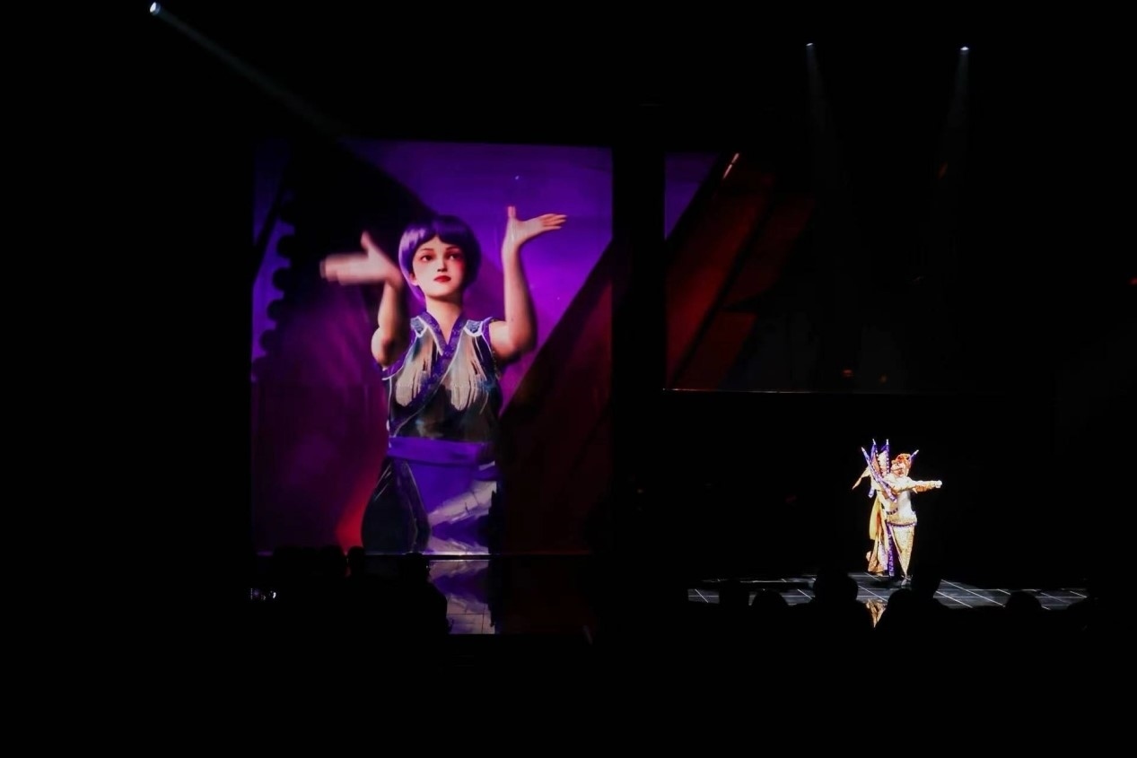 跨次元表演《新定軍山》。主辦方供圖