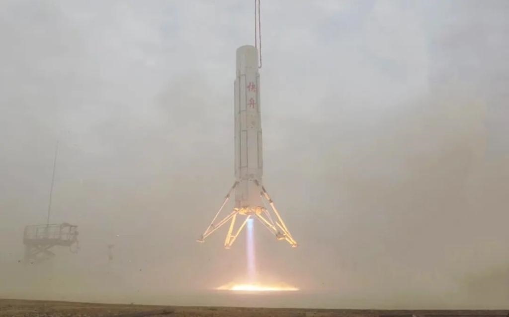 圖為垂直起降試驗。(中國航天科工集團供圖)