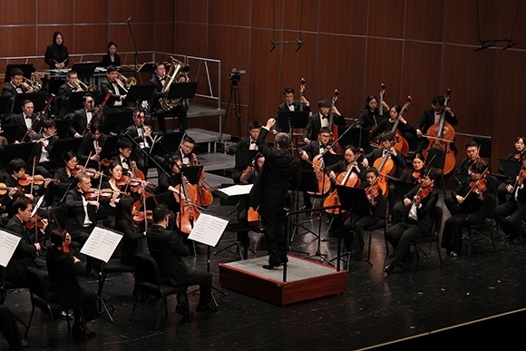 音樂會(huì)現(xiàn)場(chǎng)。學(xué)校供圖