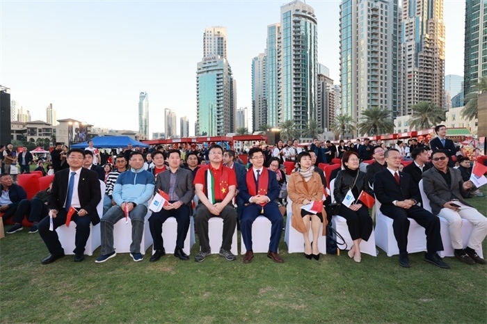 活動現(xiàn)場。中建中東供圖