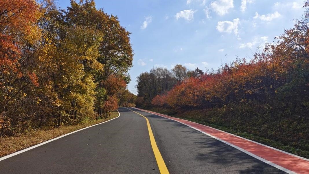 九臺(tái)區(qū)圍繞紅色文化、冰雪資源、特色民宿，進(jìn)一步完善道路功能。九臺(tái)區(qū)委宣傳部供圖