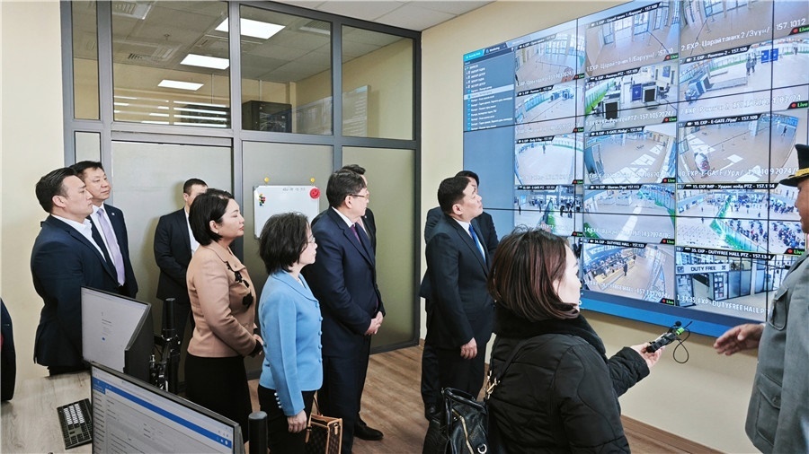 3月24日，中蒙官員考察項(xiàng)目。駐蒙古使館供圖