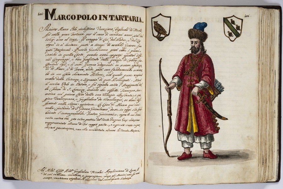 “馬可·波羅的世界”展覽的部分展品。威尼斯市立博物館基金會(huì)供圖