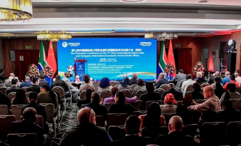 現(xiàn)場照片。（圖片來源：中國國際進口博覽會官微）