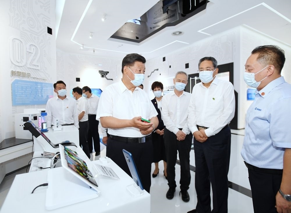 2020年8月19日下午，習近平總書記在安徽省合肥市參觀安徽創(chuàng)新館，了解安徽省科技創(chuàng)新和新興產(chǎn)業(yè)發(fā)展情況。