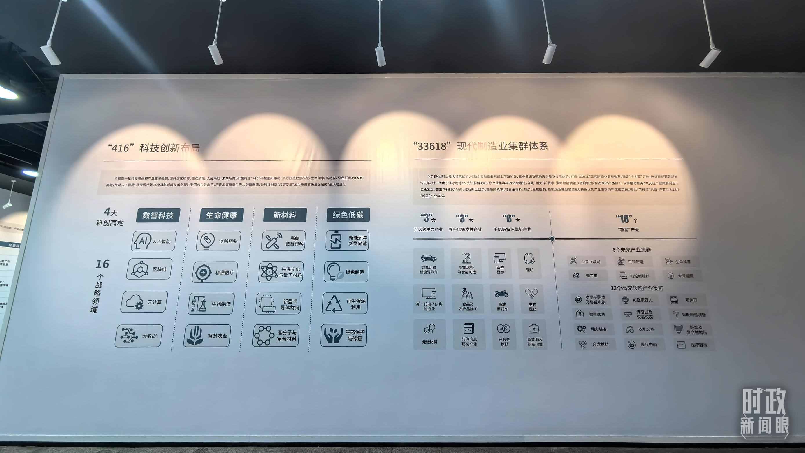 △重慶科技創(chuàng)新和產(chǎn)業(yè)發(fā)展成果展示。（總臺央廣記者潘毅拍攝）