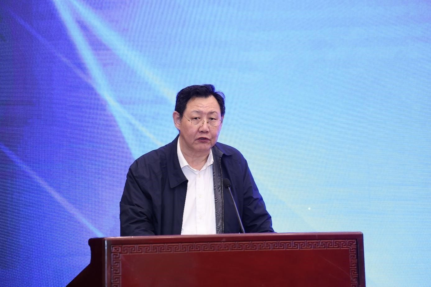 中國物流與采購聯(lián)合會(huì)黨委副書記余平致辭。主辦方供圖