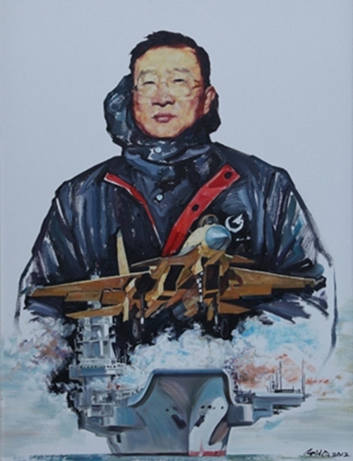 《羅陽》油畫。校方供圖