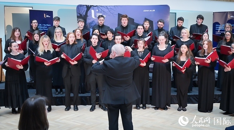 中英/北愛(ài)教育合作論壇現(xiàn)場(chǎng)。