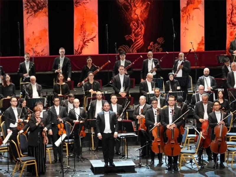 阿爾及爾歌劇院交響樂團(tuán)演出活動(dòng)現(xiàn)場(chǎng)。蘇州交響樂團(tuán)供圖