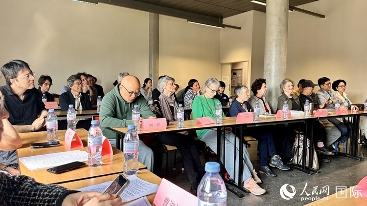 “國(guó)際青年文學(xué)共讀”活動(dòng)現(xiàn)場(chǎng)。人民網(wǎng)記者 于超凡攝