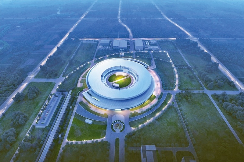 近年來，長三角各省市牢牢把握高質(zhì)量發(fā)展這個首要任務(wù)，因地制宜培育和發(fā)展新質(zhì)生產(chǎn)力，朝著世界級城市群目標(biāo)邁進。圖為第四代大科學(xué)裝置“合肥先進光源”的效果圖（資料圖片）。 新華社發(fā)（中國科學(xué)技術(shù)大學(xué)國家同步輻射實驗室供圖）