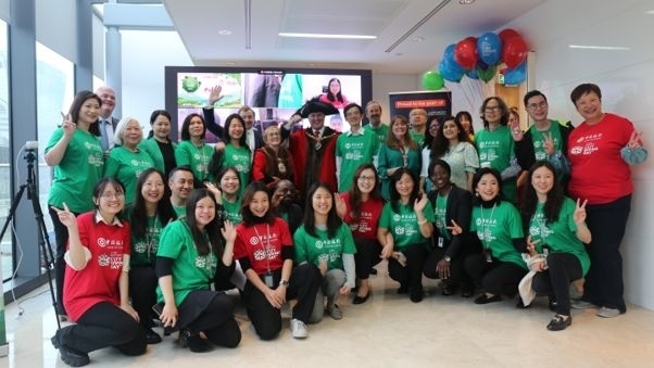 中國(guó)銀行倫敦分行參與倫敦金融城慈善日活動(dòng)。資料圖片