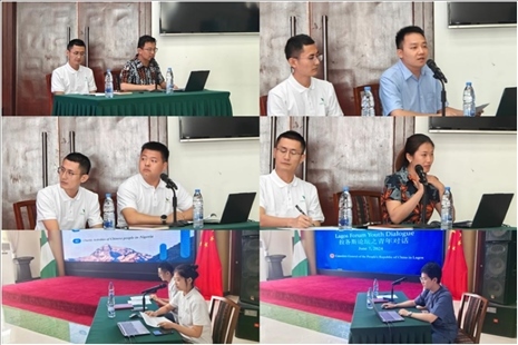 青年外交官們介紹了中國有關(guān)外交政策、對非對尼政策、等情況，并就學生們關(guān)心的問題解答。駐拉各斯總領(lǐng)館供圖