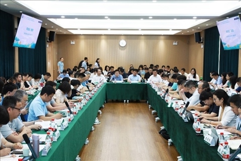 守正創(chuàng)新推動思政課建設(shè)內(nèi)涵式發(fā)展學(xué)術(shù)研討會現(xiàn)場。武漢大學(xué)供圖