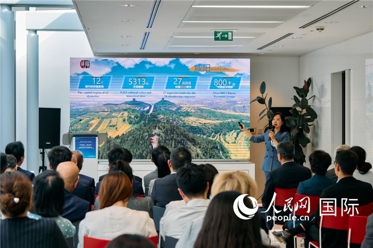 咸陽(yáng)市招商局局長(zhǎng)王苗致辭。