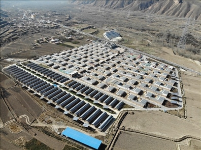 這是2020年11月6日拍攝的班彥新村全貌（無人機照片）。新華社記者 戴天放 攝