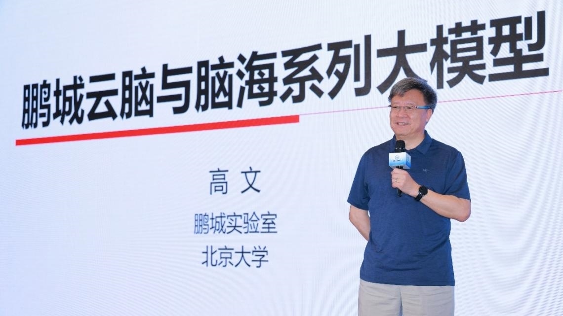 高文院士做大會(huì)特邀報(bào)告。主辦方供圖