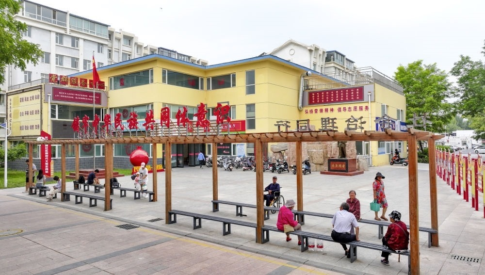 6月20日拍攝的長(zhǎng)城花園社區(qū)一角（無(wú)人機(jī)照片）。