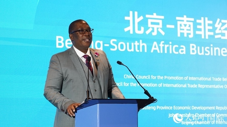 勒蘇非省長致辭。人民網(wǎng) 劉暢攝